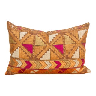Kapurthala Step, Heirloom Bagh Phulkari Pillow For Sale