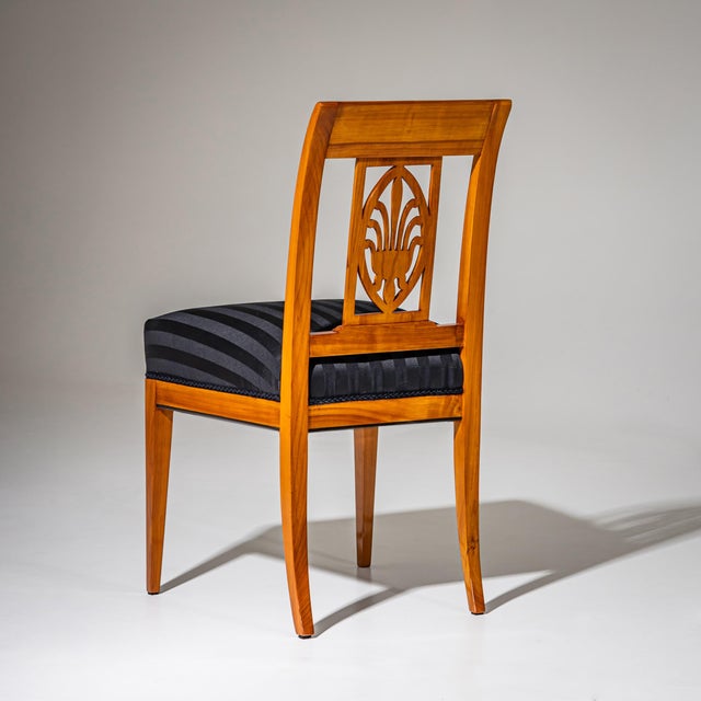 19th Century Biedermeier Dining Chairs, Set of 6 For Sale - Image 6 of 8