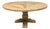 Timothy Oulton for Restoration Hardware Salvaged Wood Trestle Round Dining Table, Diam. 60.5 Inches For Sale