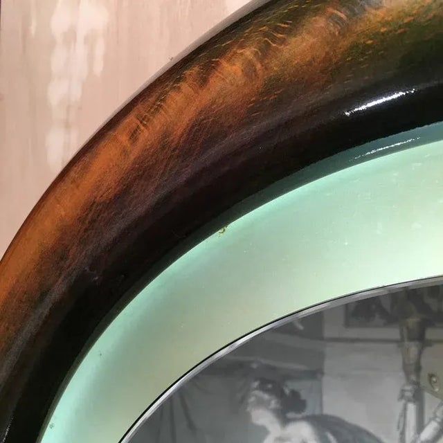 Wood Mirror, 1960s For Sale - Image 7 of 10