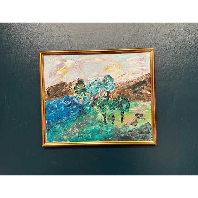 Norvy, Forest, 1994, Oil on Canvas, Framed For Sale - Image 16 of 18