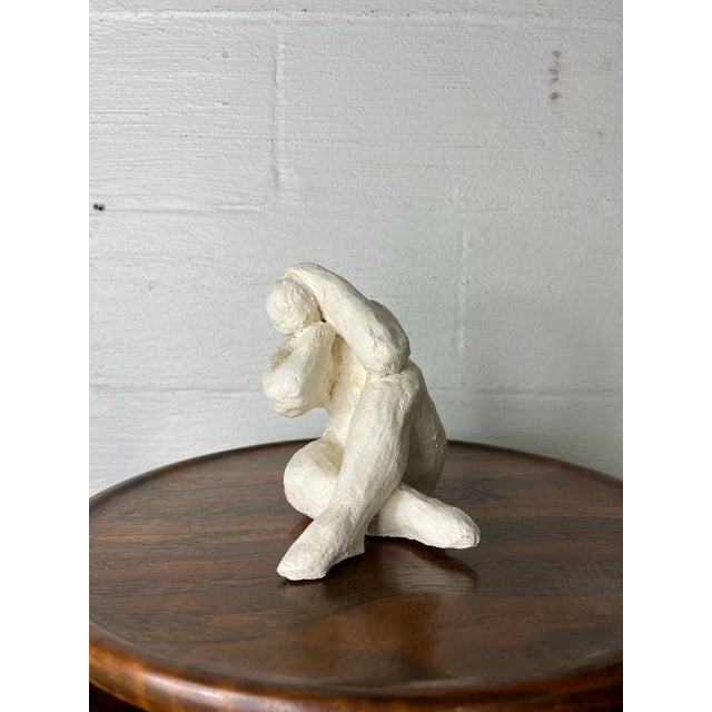 Late 20th Century Plaster Seated Nude Post-Modern Contemporary For Sale In New York - Image 6 of 12