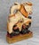 Paper Vintage Hindu Gajasimha Foodog Lion W/ Elephant Painted Sculpture - 12" For Sale - Image 7 of 14