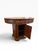 Early 21st Century Vintage Maitland-Smith Rotating Rent Table / Drum Table in Mahogany & Burlwood – Alphabetized Drawers – 42” Round For Sale - Image 5 of 18