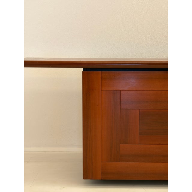 Brown Sheraton-Style Low Sideboard by Giotto Stoppino and Ludovico Acerbis for Acerbis, 1970s For Sale - Image 8 of 18