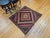 Vintage Persian Sofreh Qashqai Tribal Kilim, Handwoven Wool, Geometric Multicolor Pattern, 4’ X 4’ For Sale - Image 9 of 9