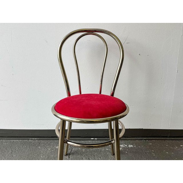 Bistro Chairs with Upholstery, Set of 2 For Sale - Image 13 of 18