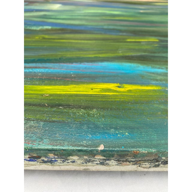 Abstract Vintage Original Warren Fischer Figurative Abstract Painting on Linen Canvas For Sale - Image 3 of 5