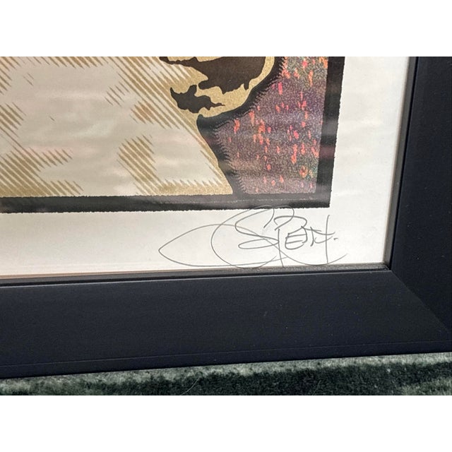Pop Art Chuck Sperry Roger Daltrey the Who Hand Signed LTD Ed Framed Rock Concert Poster For Sale - Image 3 of 7