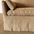 Parisian Sofa Slip Covered in Belgian Spice Linen For Sale - Image 15 of 16