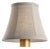 Visual Comfort Signature 5" Natural Linen Bell Empire Shade For Sale