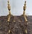 Metal Pair of Handmade Italian Solid Brass Fireplace Andirons For Sale - Image 7 of 7