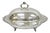 Vintage Eton Victorian Silver Plated Large Oval Covered Warming Dish Platter For Sale