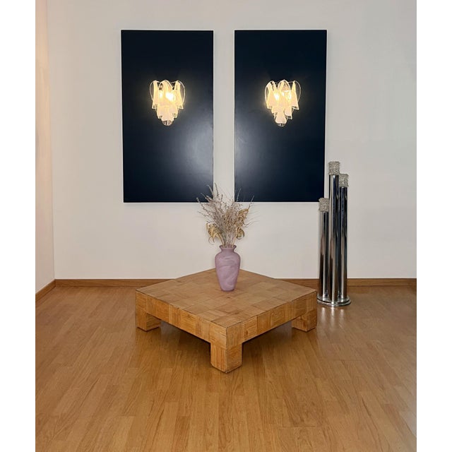 1990s Vintage Italian Murano Glass Wall Lights, 1990, Set of 2 For Sale - Image 5 of 15