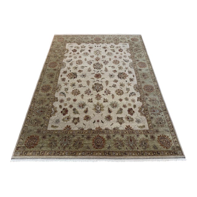 Tabriz Persian Style Handmade Wool Area Rug 9x12 For Sale
