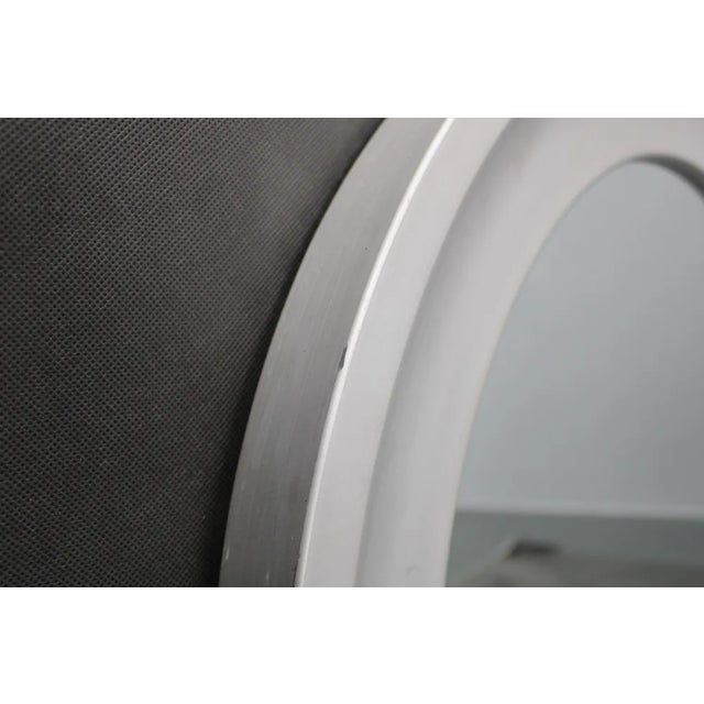 1970s Italian Round Aluminium Mirror, 1970s For Sale - Image 5 of 11