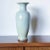 Blue Mid-Century Asian Pottery Vase in Soft Blue-Green-Yellow Glaze With Crazing, Signed For Sale - Image 8 of 8