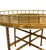 Vintage Brass Faux Bamboo Oval Tray / Drinks / Side / Accent Table With Folding Stand, in the Manner of Maison Baguès For Sale - Image 10 of 10