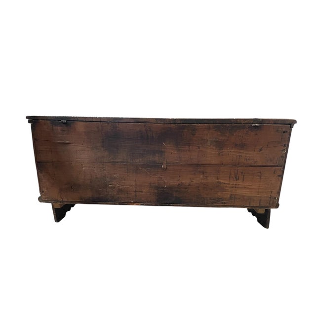 Italian Chest in Walnut Wood For Sale - Image 10 of 10