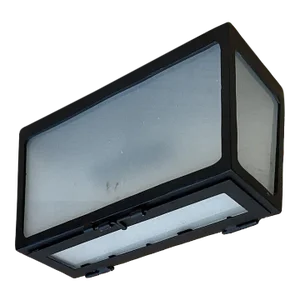 Reborn Lighting Custom Flush Mount Fixture Tapered Box Design