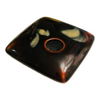 Georgetown Pottery Square Ikebana Flower Vase For Sale