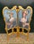 1960 French Louis XVI Gold Beech Room Divider Screen 2-Panel For Sale - Image 4 of 17