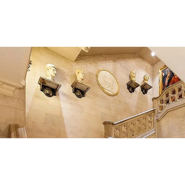 Neoclassical Roman Emperor Bust – Faux Marble Resin Sculpture – 20” For Sale - Image 9 of 9