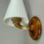 Brown Alabaster, Birch and Pleated Fabric Wall Light, Sweden, 1920s For Sale - Image 8 of 18