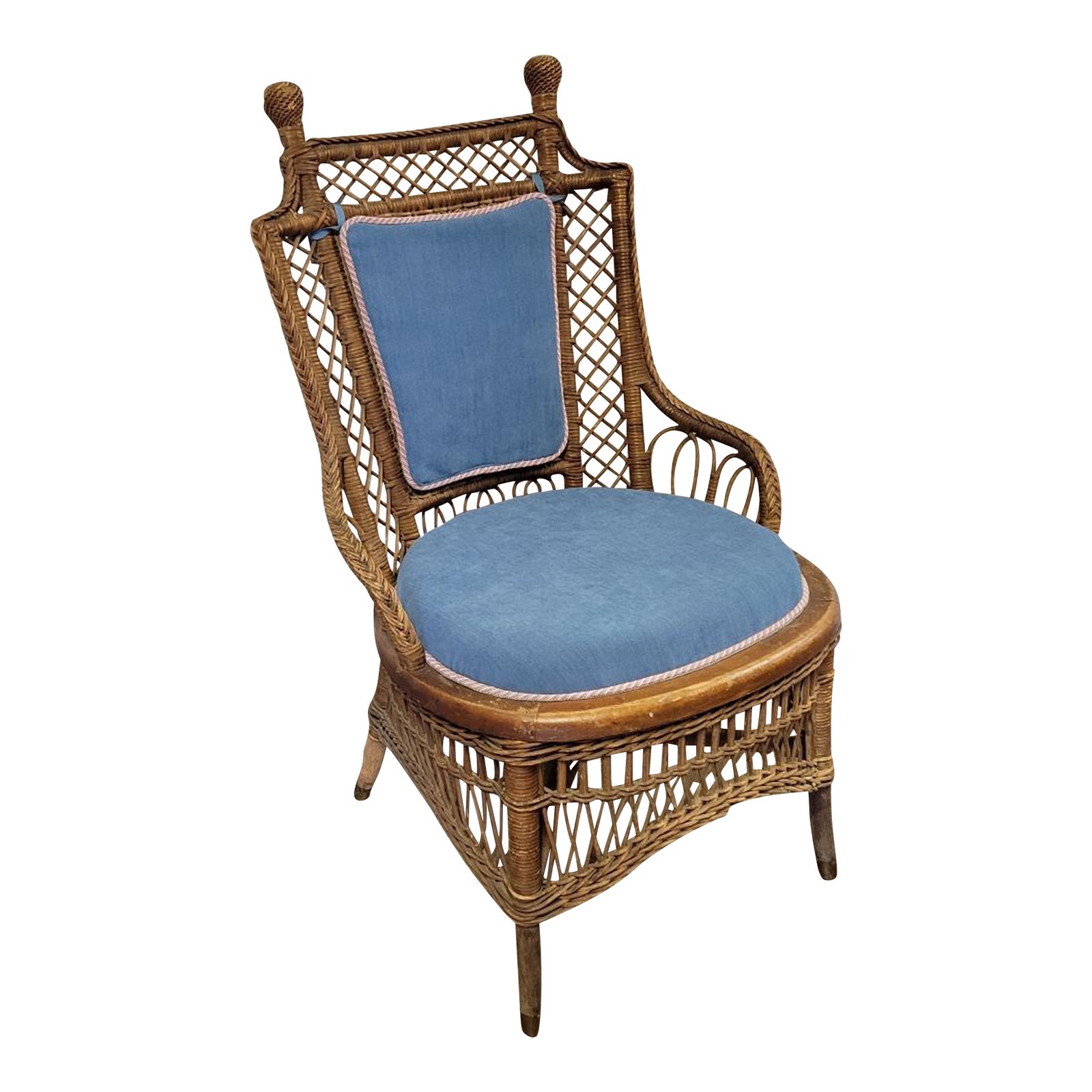 Antique 19th C Haywood Wakefield Wicker Side Chair Chairish