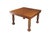 Victorian Antique American Arts & Crafts Quartersawn Oak Barley Twist Dining Table Extends For Sale - Image 3 of 18