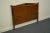 Mid-Century Modern Vintage Antique Asian Inspired Mid Century Modern Full Size Headboard 1451 For Sale - Image 3 of 8