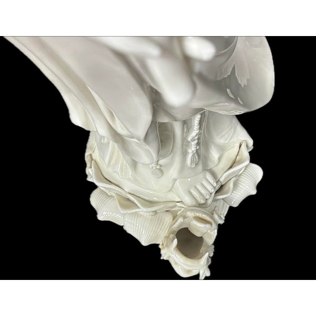 Chinese Blanc-De-Chine Porcelain Figure of Guanyin For Sale - Image 9 of 11