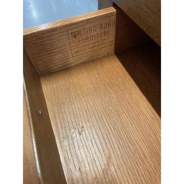 Baker Furniture Company Mid 20th Century Nightstand by Milling Road Baker Furniture For Sale - Image 4 of 5