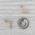 Champagne Diamond 3-Stone Journey Drop Earrings 10k Yellow Gold, Pair For Sale - Image 4 of 4