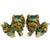 Ceramic Pair of Mid 20th Century Chinese Green & Blue Glazed Ceramic Foo Dog Figurines For Sale - Image 7 of 9