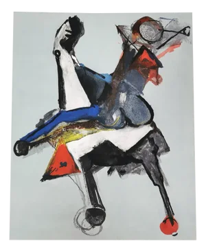 Marino Marini, Marino from Shakespeare ZWR London II, 1978, Engraving