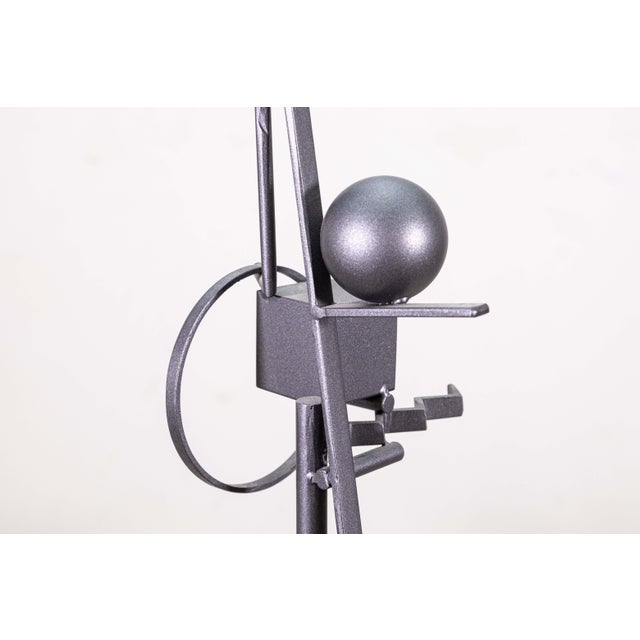 Contemporary Fletcher Benton Untitled (Straight-Up) Contemporary Welded Steel Sculpture 2004 For Sale - Image 3 of 9