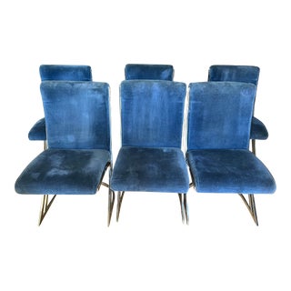 Collection of Mid Century Chrome Z Chairs- Set of 6 For Sale