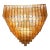 Majestic Luxury Venetian Amber-Rosè Murano Glass “Squared” Elements. For Sale