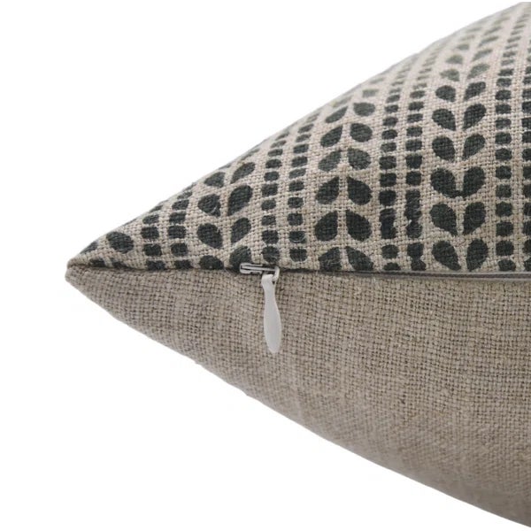 Art Deco Fabdivine Thick Linen Cushion Cover 12x20 Inch Modern Home Accent- Ratan Bel For Sale - Image 3 of 7