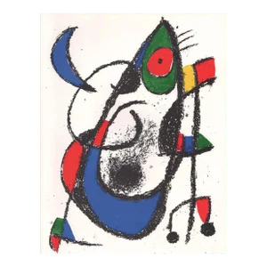 1975 Joan Miro Original Lithograph V2-11 Mourlot
