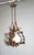 Wrought Iron and Gold Leaf Lamp, Spain, 1960s, in Very Good conditions. Designed 1950 to 1959 Up to 250V (Europe/UK...