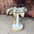 White Late 20th Century Palm Beach Regency Parcel Gilt Monkey and Palm Tree Dining Table -Newly Painted For Sale - Image 8 of 12