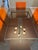 Beautiful set of 6 stunning vintage "Thin Line" Chrome Dining Chairs and Smoked Glass Dinning Table by Milo Baughman for...