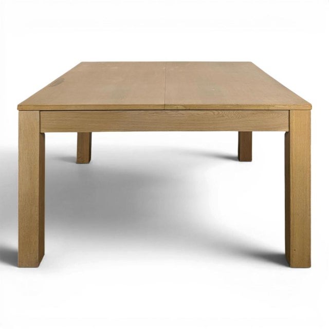 Wood Large Modern Square Table in Wood For Sale - Image 7 of 7