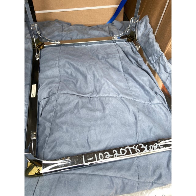 Chrome Brass Waterfall Table From Belgo Chrome For Sale - Image 12 of 13