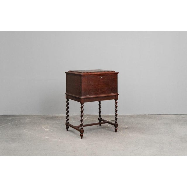 Item: Cutlery Chest / Cutlery Tray Period & Style: Art Nouveau - Early 20th Century Features - Rare and practical piece of...