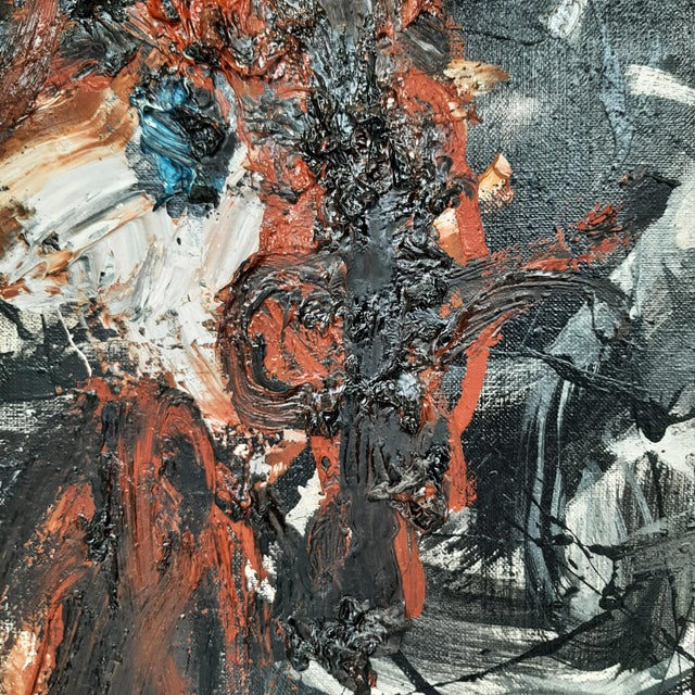 Preben Wölck, Composition, 1966, Oil on Canvas For Sale - Image 7 of 17