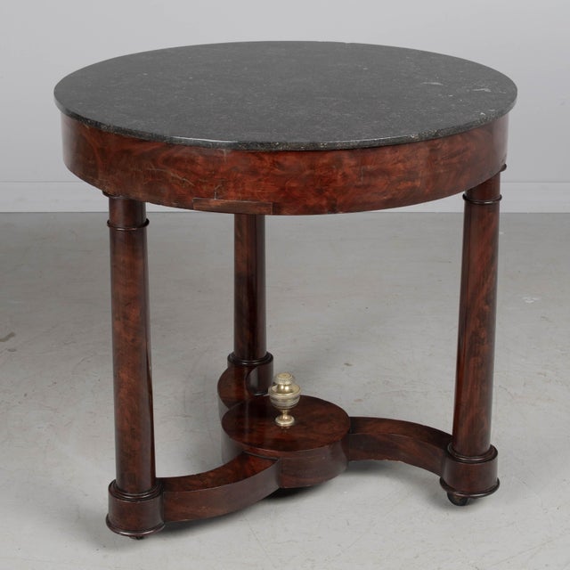 19th Century French Mahogany Gueridon or Game Table For Sale In Orlando - Image 6 of 17