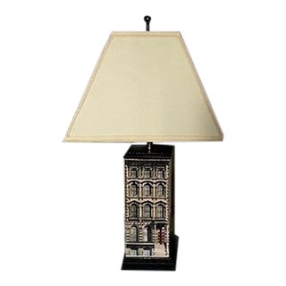 1990s Sarried Decoupage Table Lamp For Sale